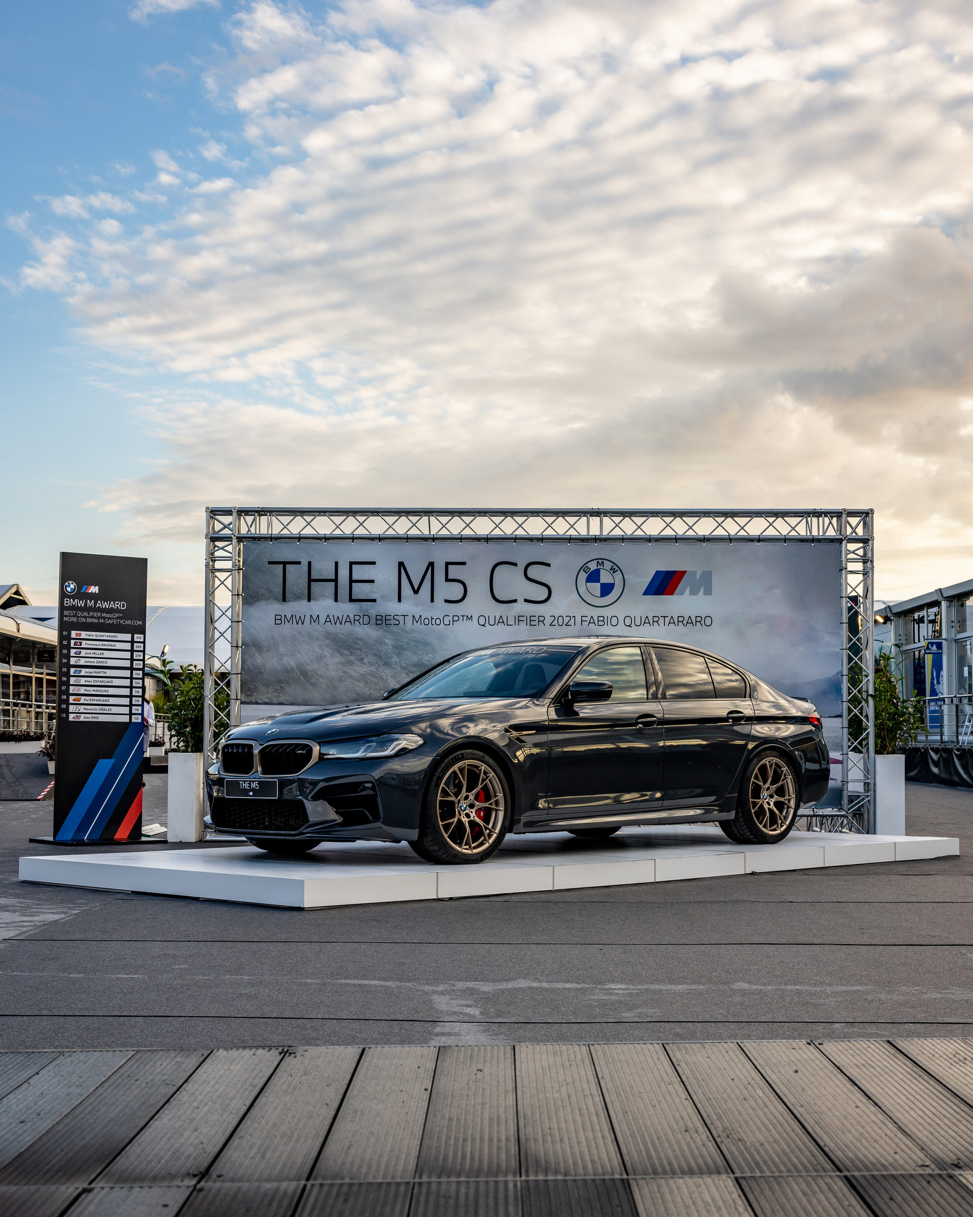 MotoGP World Champion Fabio Quartararo Wins BMW M5 CS For Fastest Qualifier