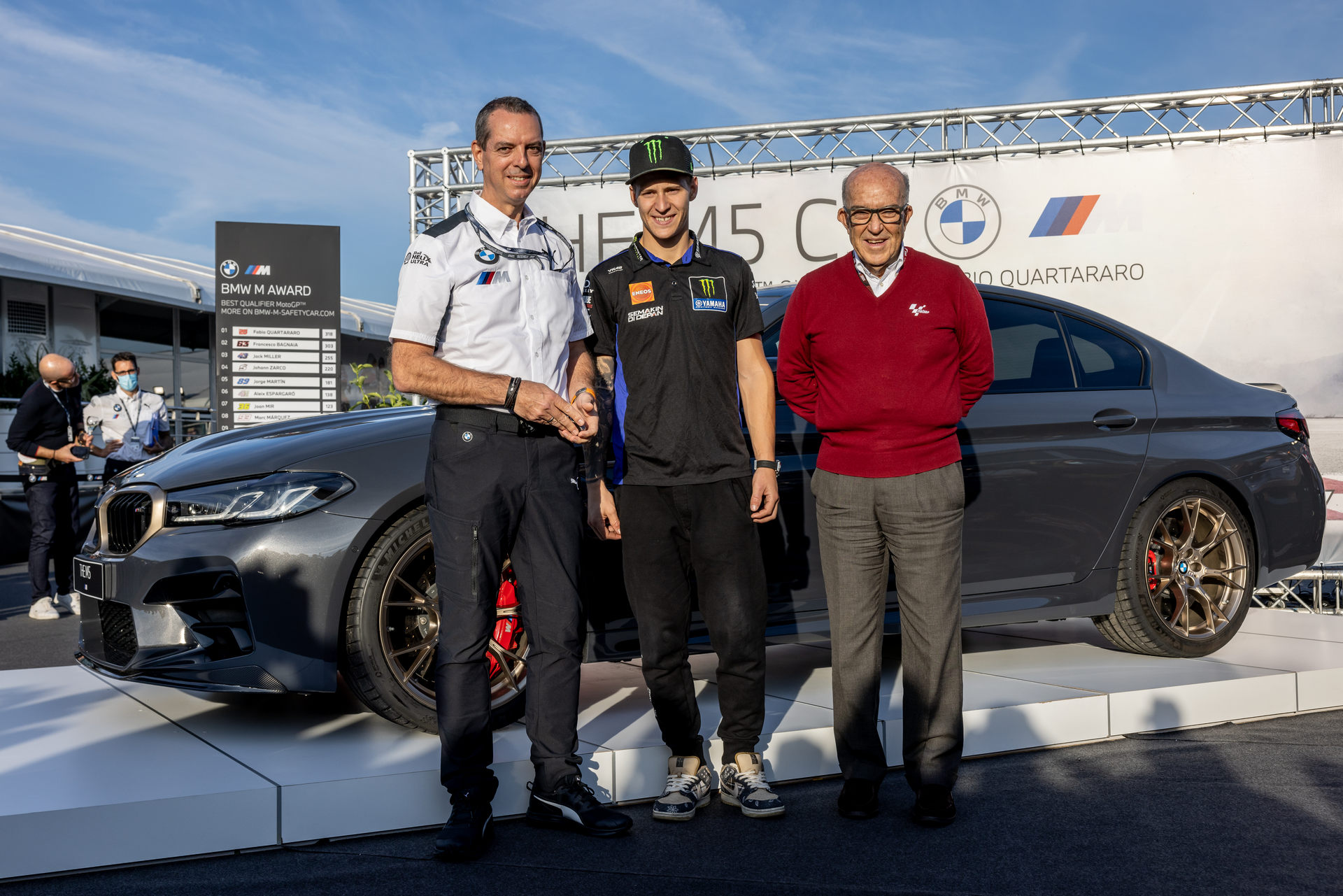 MotoGP World Champion Fabio Quartararo Wins BMW M5 CS For Fastest Qualifier