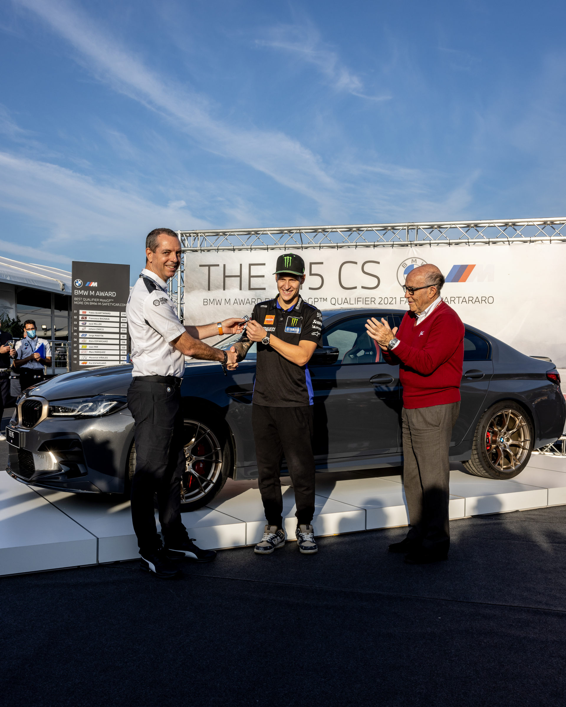 MotoGP World Champion Fabio Quartararo Wins BMW M5 CS For Fastest Qualifier