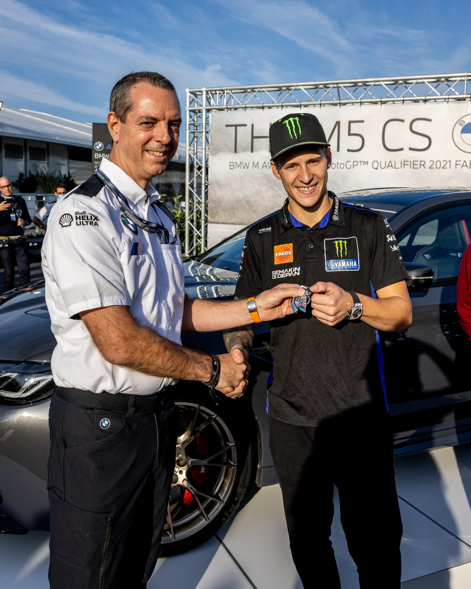 MotoGP World Champion Fabio Quartararo Wins BMW M5 CS For Fastest Qualifier