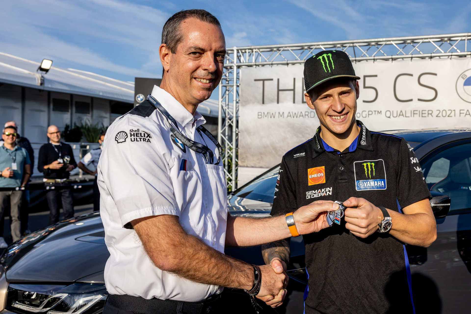 MotoGP World Champion Fabio Quartararo Wins BMW M5 CS For Fastest Qualifier