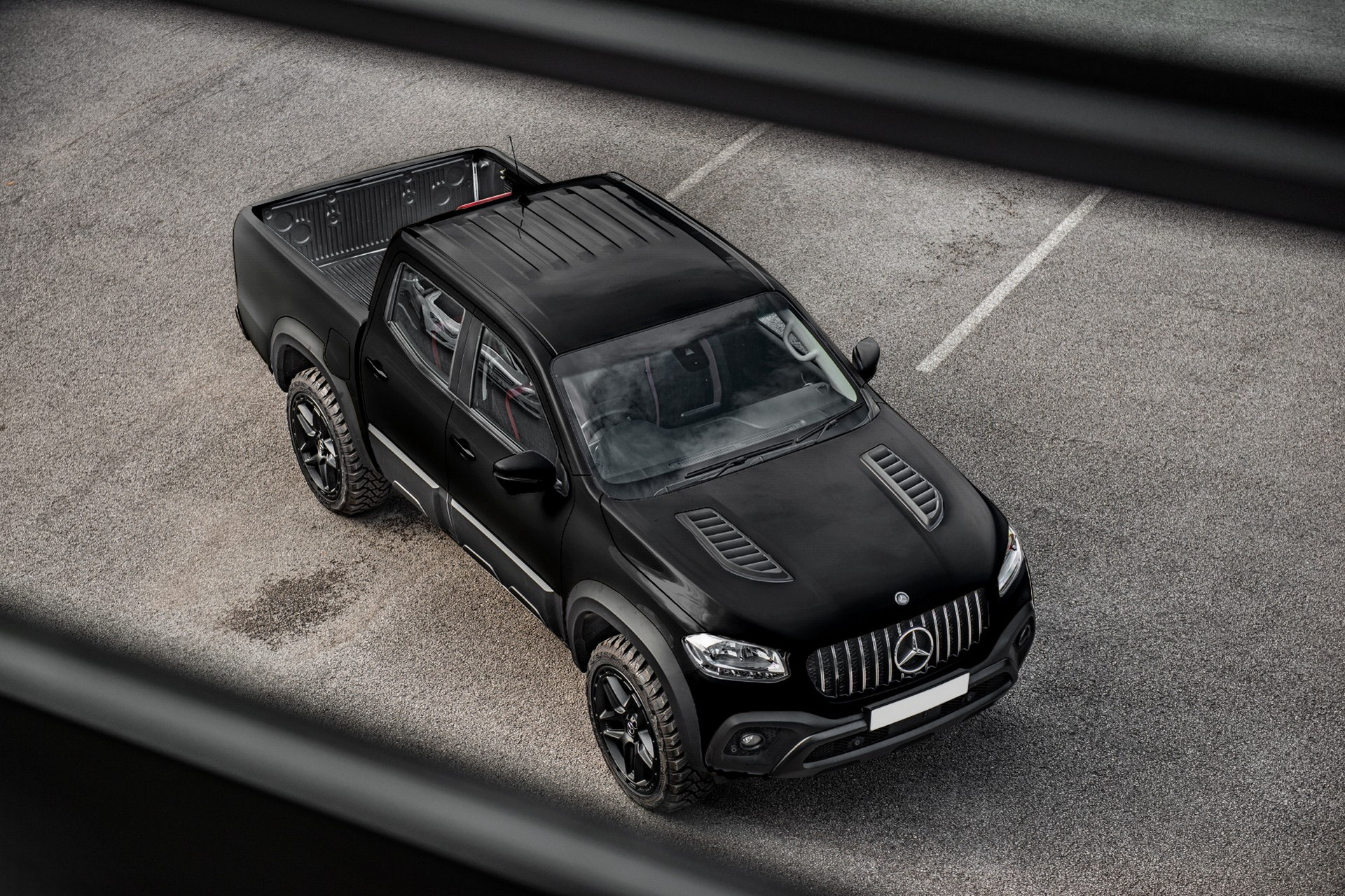 Blacked-Out Mercedes Benz X-Class By Chelsea Truck Is Aptly Named The Dark Destroyer