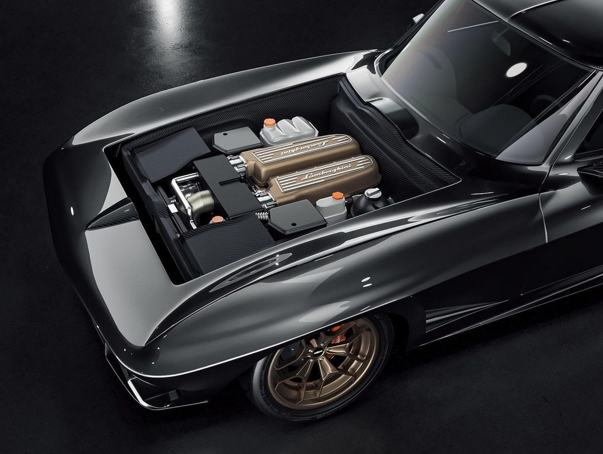 This C2 Chevy Corvette Will Soon Have The V10 Of A Lamborghini Gallardo