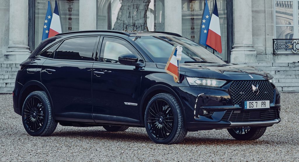  Meet France’s New Presidential Ride, The DS 7 Crossback Elysee