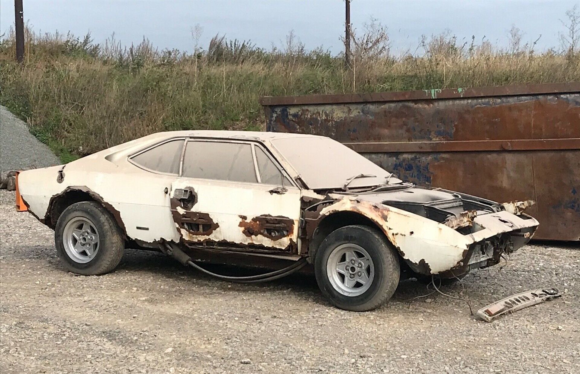 Would You Pay $20k For The World’s Rustiest (And Engine-less) Ferrari?