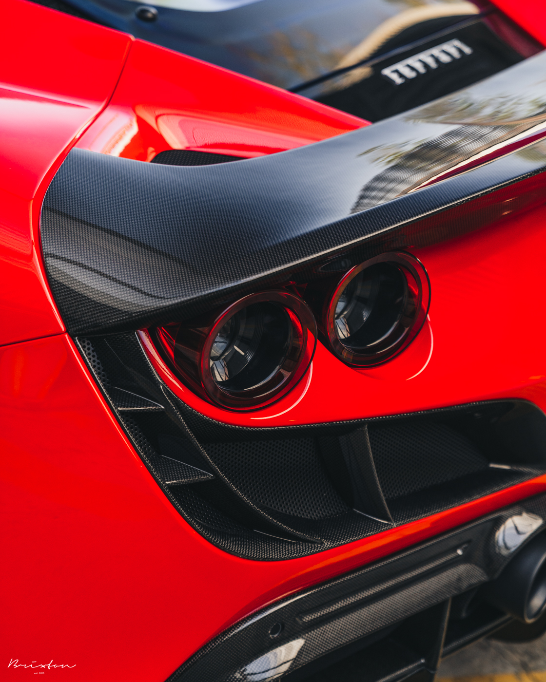 Ferrari F8 Tributo Glistens With Gold Wheels