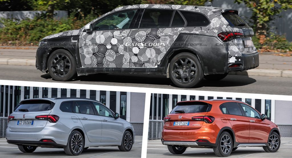  Fiat Tipo Station Wagon Spied Hiding A More Rugged Tipo Cross Bodykit