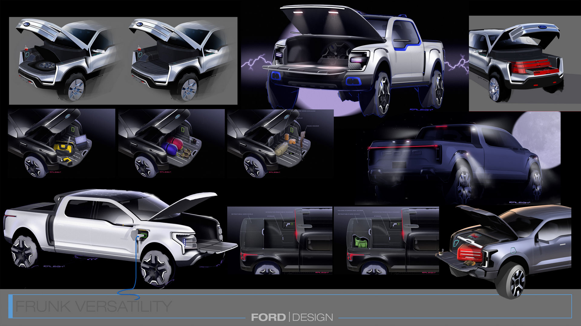 Ford Started Work On The F-150 Lightning’s Mega Power Frunk In 2018