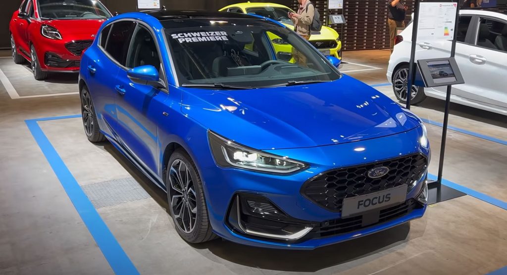 Get An Up-Close Look At The Facelifted 2022 Ford Focus ST-Line
