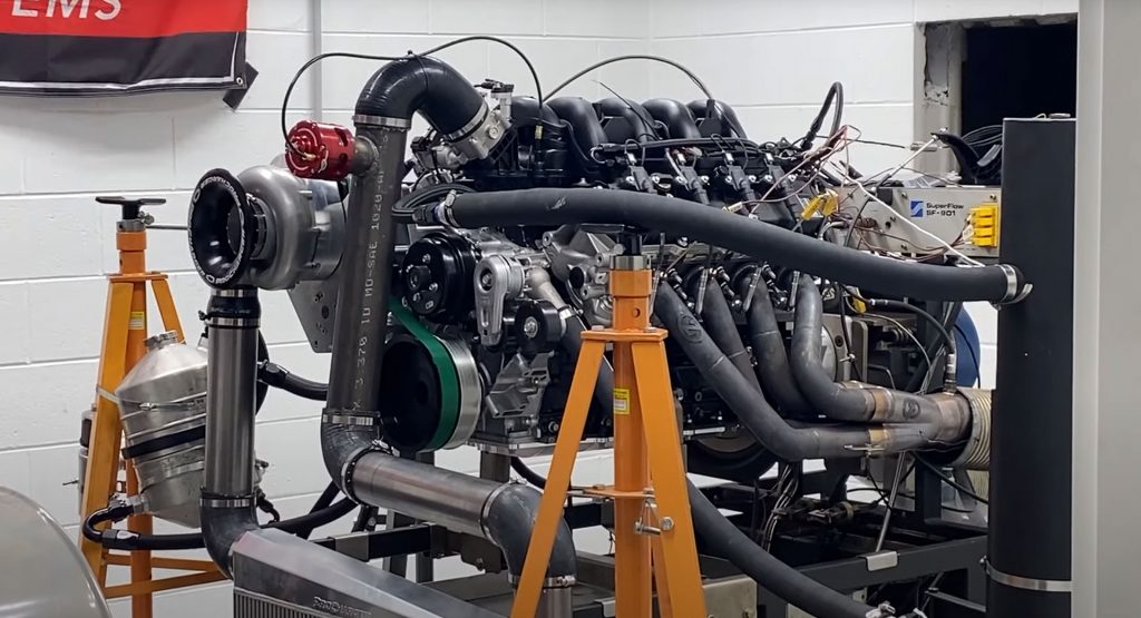  Supercharged Ford 7.3-Liter Godzilla V8 Delivers 965 HP On The Dyno