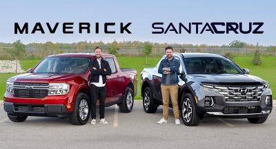 2022 Ford Maverick Vs. Hyundai Santa Cruz Is The Compact Pickup ...