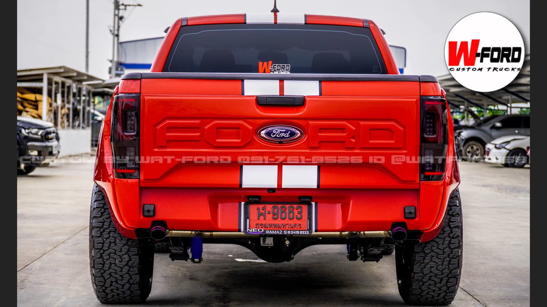 Thai’s WAT Ford Ranger Sends Sportscar Vibes With Shelby Mustang Like Face And Bolt-On Fenders