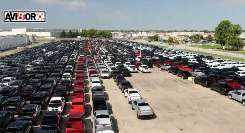 GM Is Storing Trucks Without Microchips At A Former Microchip Factory