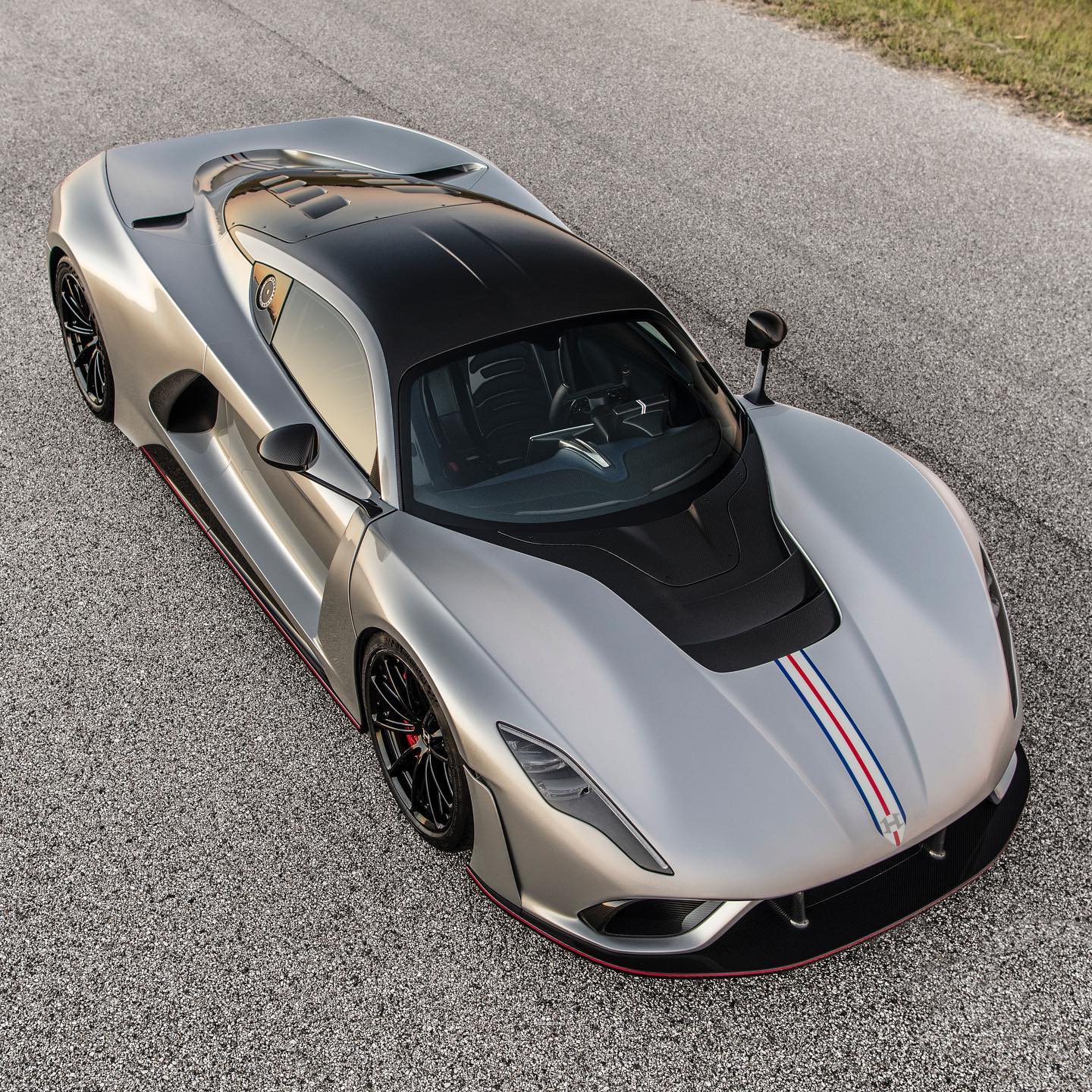 Would You Take This Silver Hennessey Venom F5 Over A Bugatti Chiron?