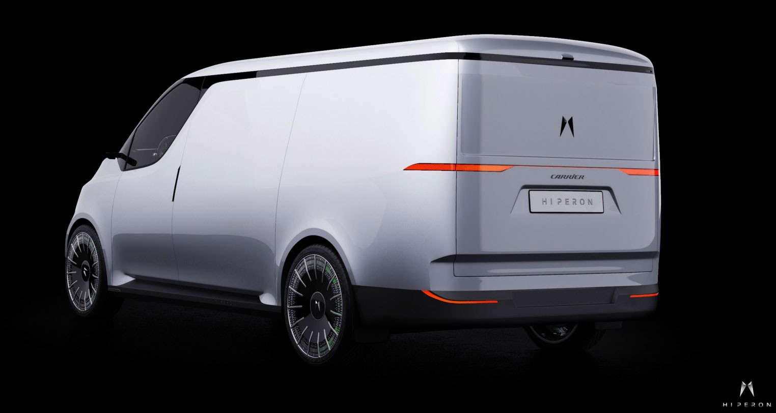 Hiperon Previews Their Sleek Electric Delivery Van With 199 Miles Of Range