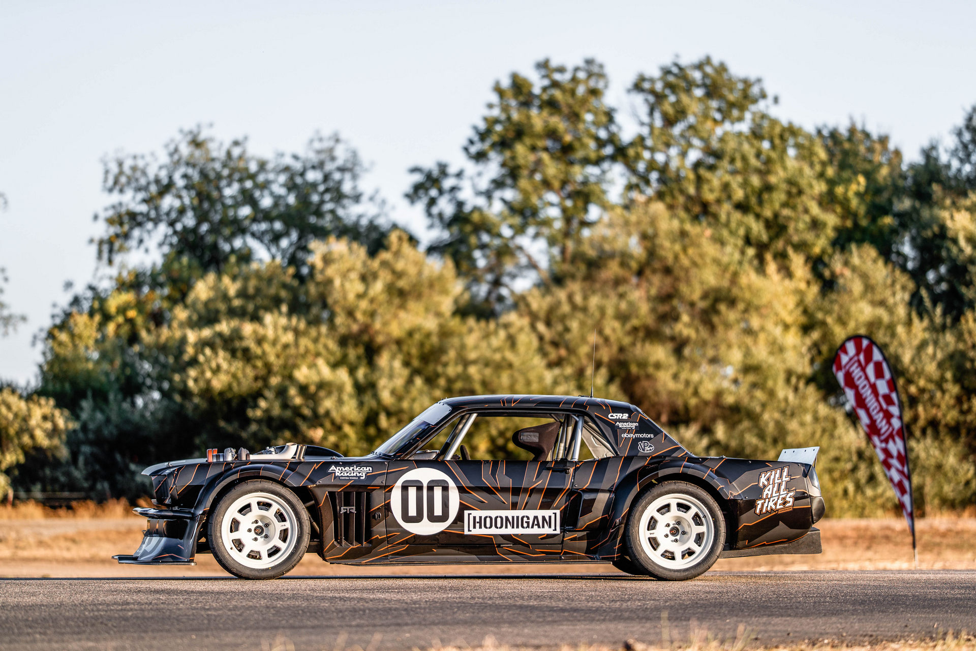 Ken Block’s 14-Year-Old Daughter Races The Hoonicorn Against A 4,000 HP NHRA Corvette