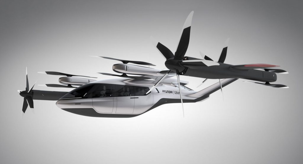  Hyundai Bringing Autonomous, Electric Flying Vehicles To The Skies In 2028