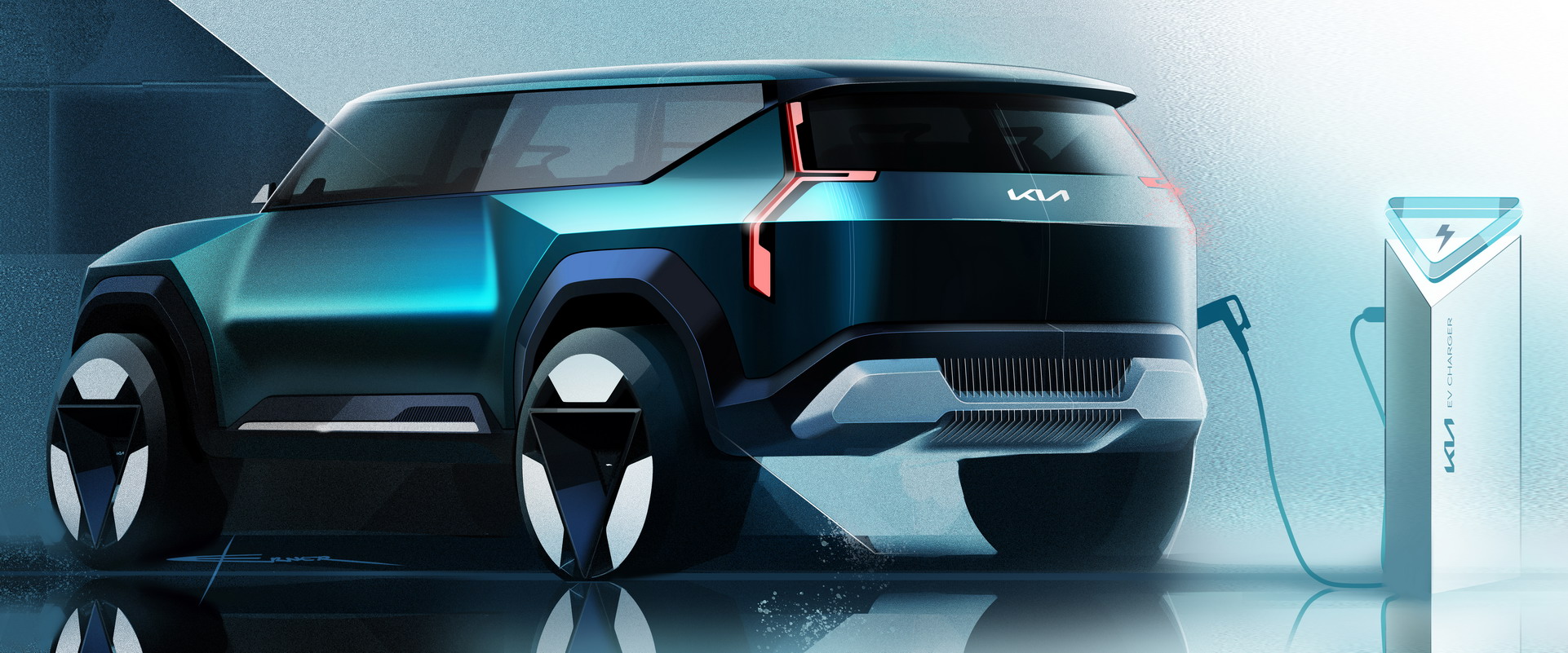 Kia EV9 Concept Prepares Us For New Electric 3-Row SUV The Size Of The Telluride