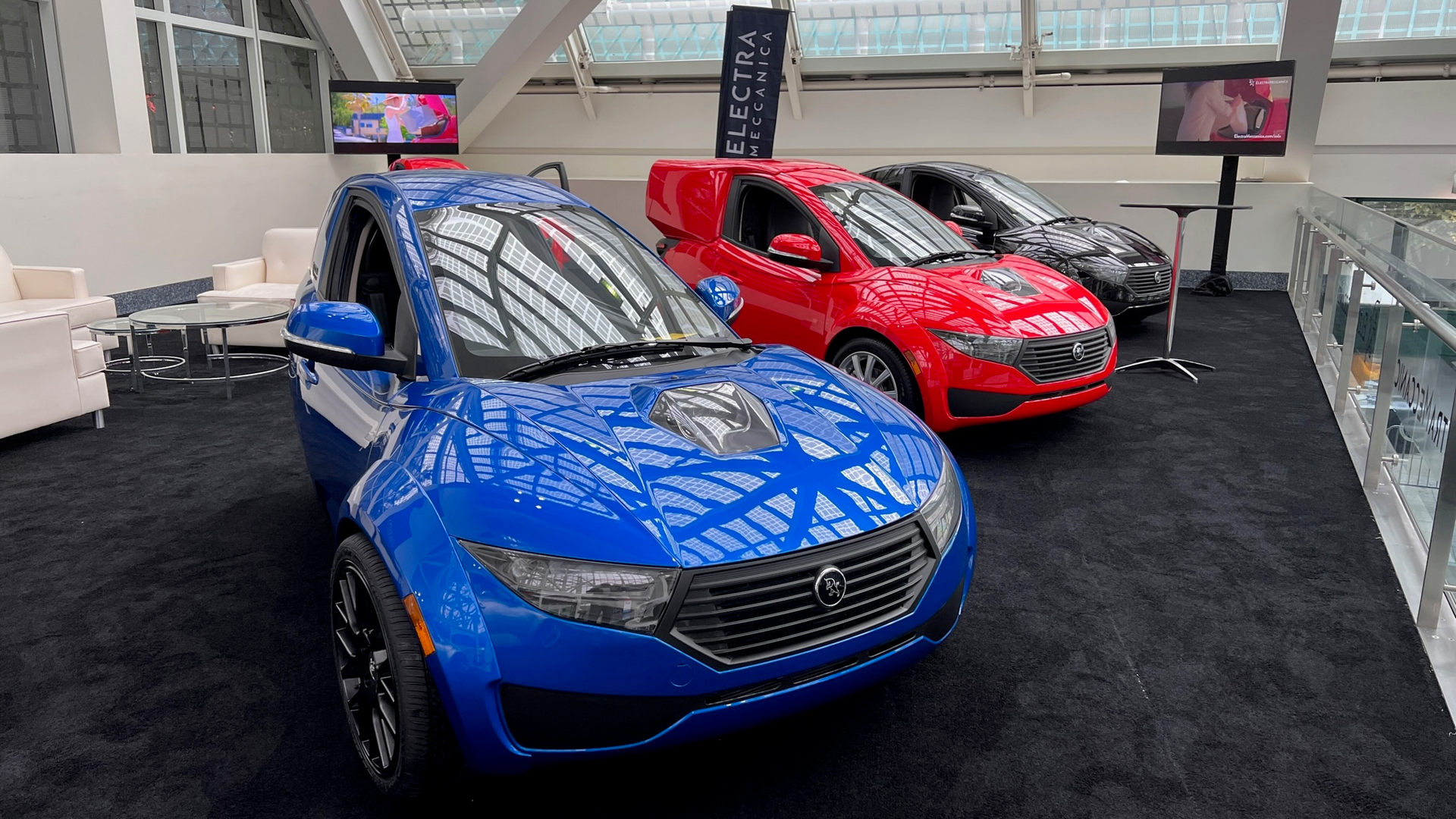 Sondors, Imperium, And Electra Meccanica Three-Wheelers Turn Heads In LA Auto Show