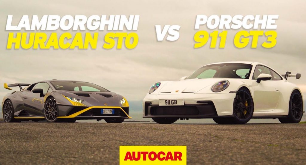  Lambo Huracan STO Vs Porsche 911 GT3, Which Gets Your Fantasy Dollar?