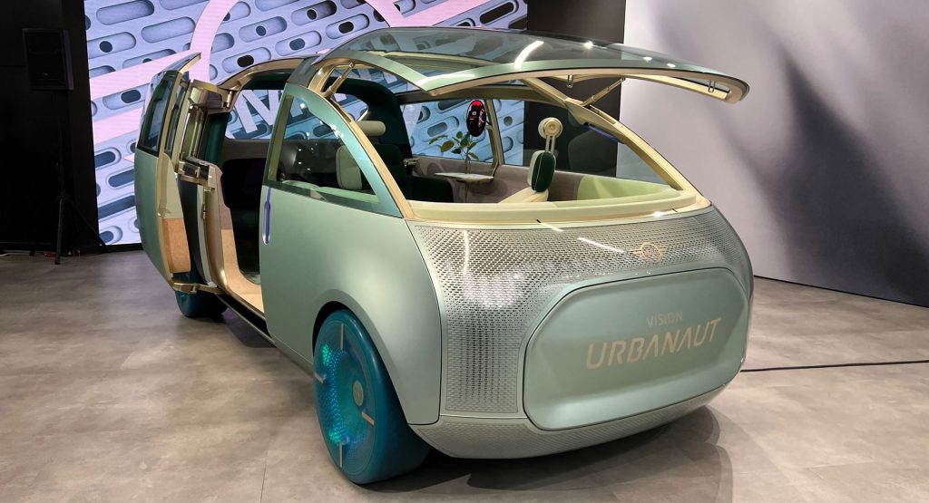 MINI Vision Urbanaut Makes U.S. Debut As A Cute Autonomous Minivan