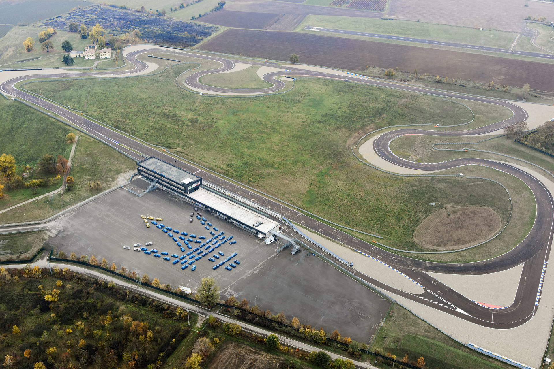 2022 Maserati Grecale Pre-Production Fleet Used To Form A Huge Trident In Italy