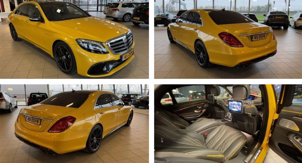  2017 Mercedes S65 AMG Has The Same Solarbeam Yellow Paint As An AMG GT