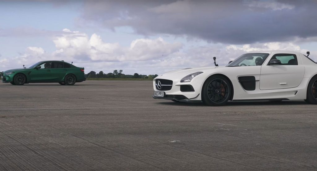 The New BMW M3 Competition Tries To Take On A Mercedes-Benz SLS AMG Black Series
