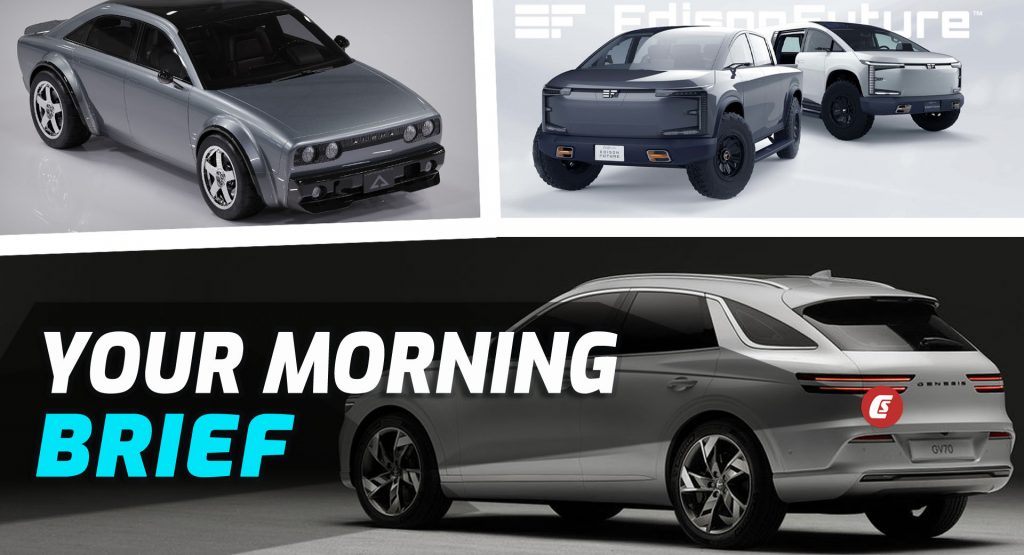 Genesis GV70 EV, Alpha’s New 4-Door Saga EV, And EdisonFuture Makes A Splash: Your Morning Brief