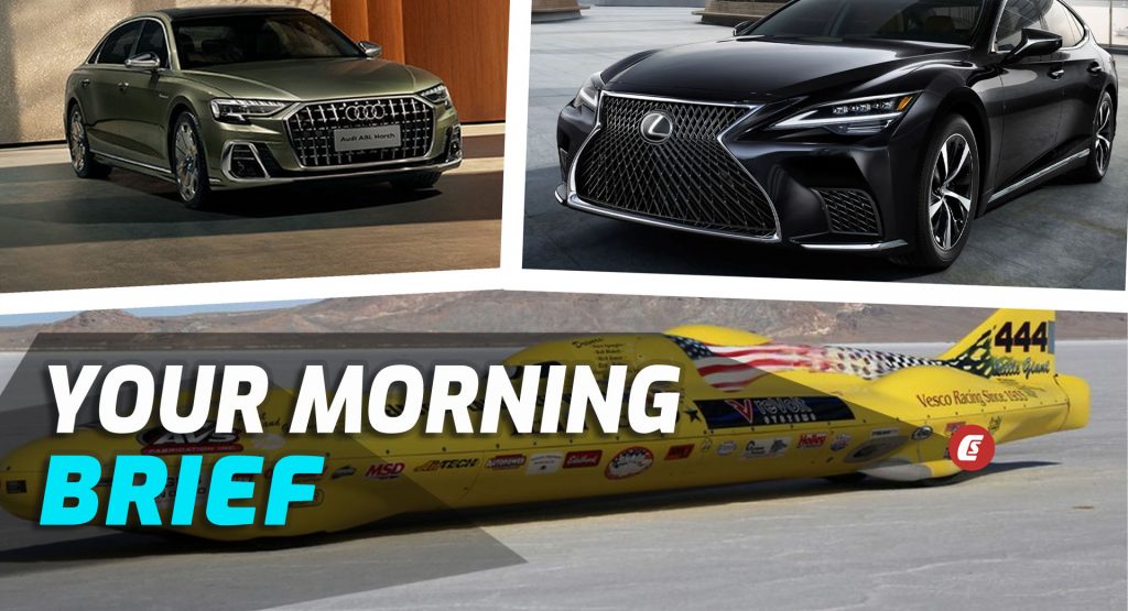 New EV Speed Record Holder, Audi’s Range-Topping A8L Horch, And Lexus LS 500 Updated: Your Morning Brief