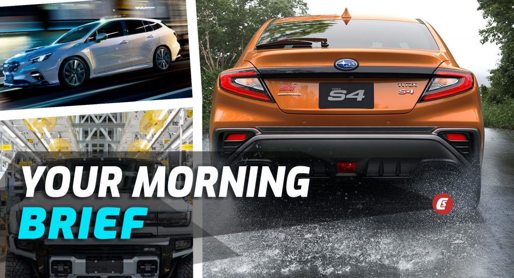  Japan’s New Subaru WRX & Levorg STi, And GMC Hummer EV’s First Deliveries: Your Morning Brief