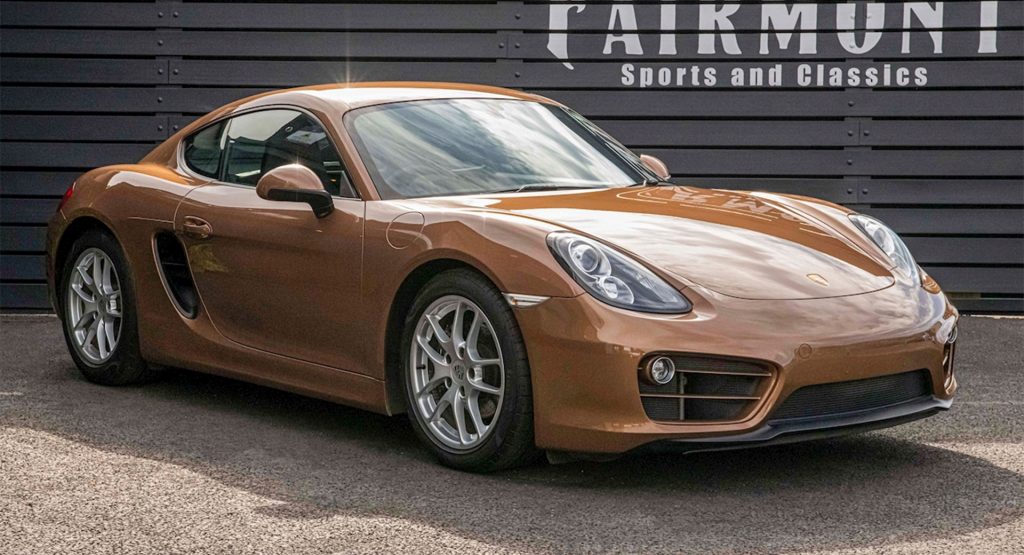  Does This Cognac Metallic Porsche Cayman Do It For You?