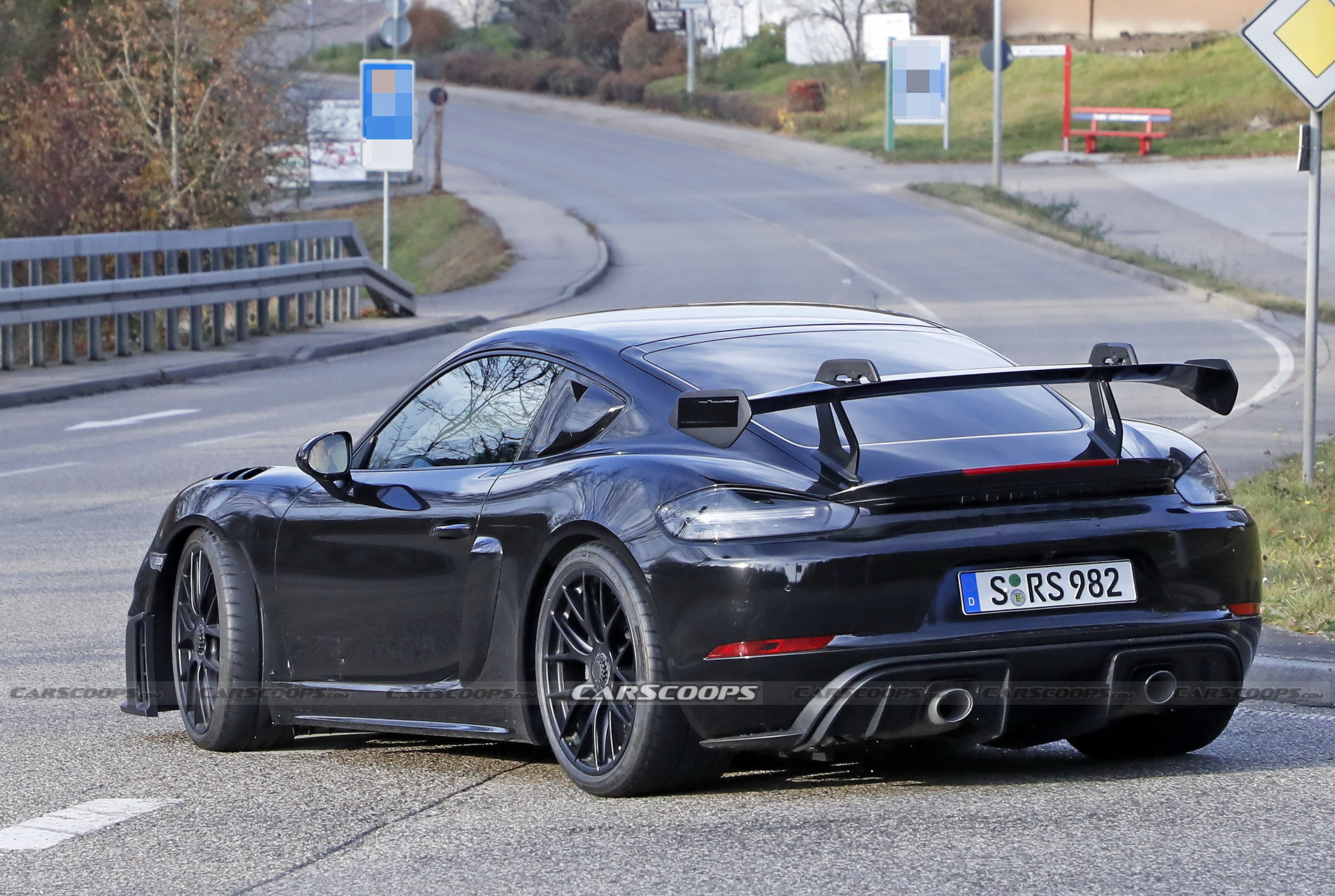 2022 Porsche 718 Cayman GT4 RS Spied Completely Undisguised Ahead Of Imminent Debut