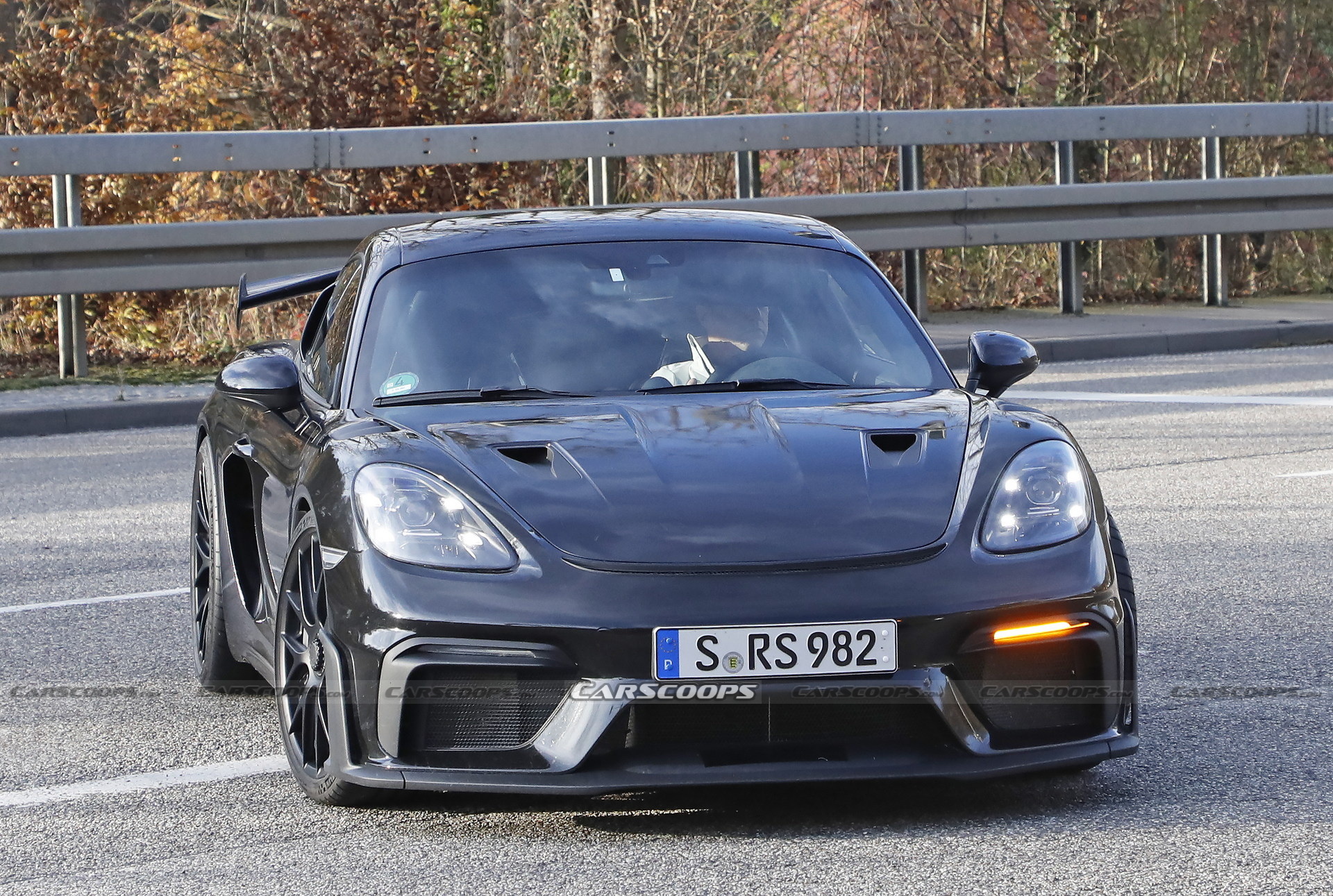 2022 Porsche 718 Cayman GT4 RS Spied Completely Undisguised Ahead Of Imminent Debut