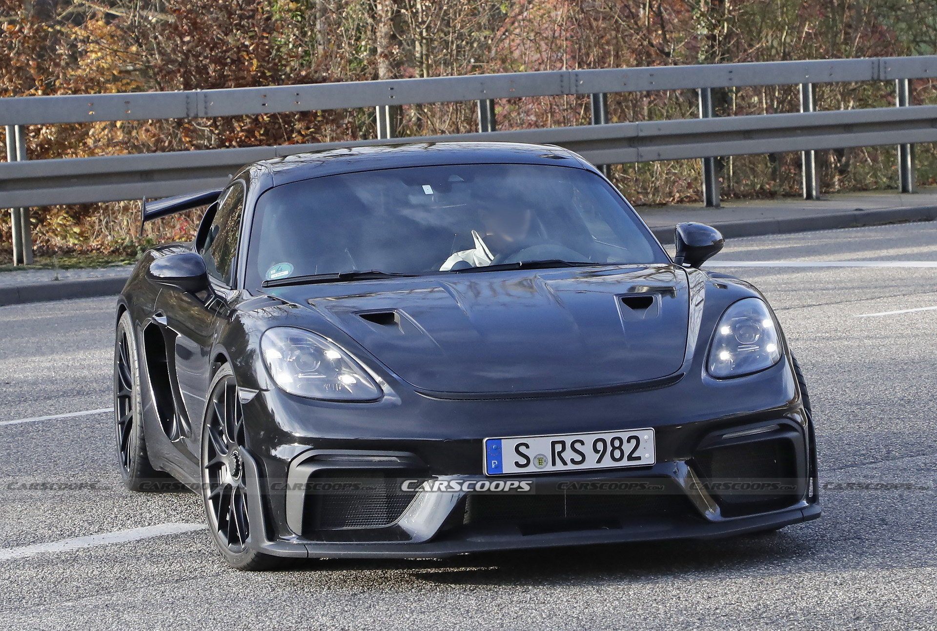 2022 Porsche 718 Cayman GT4 RS Spied Completely Undisguised Ahead Of Imminent Debut