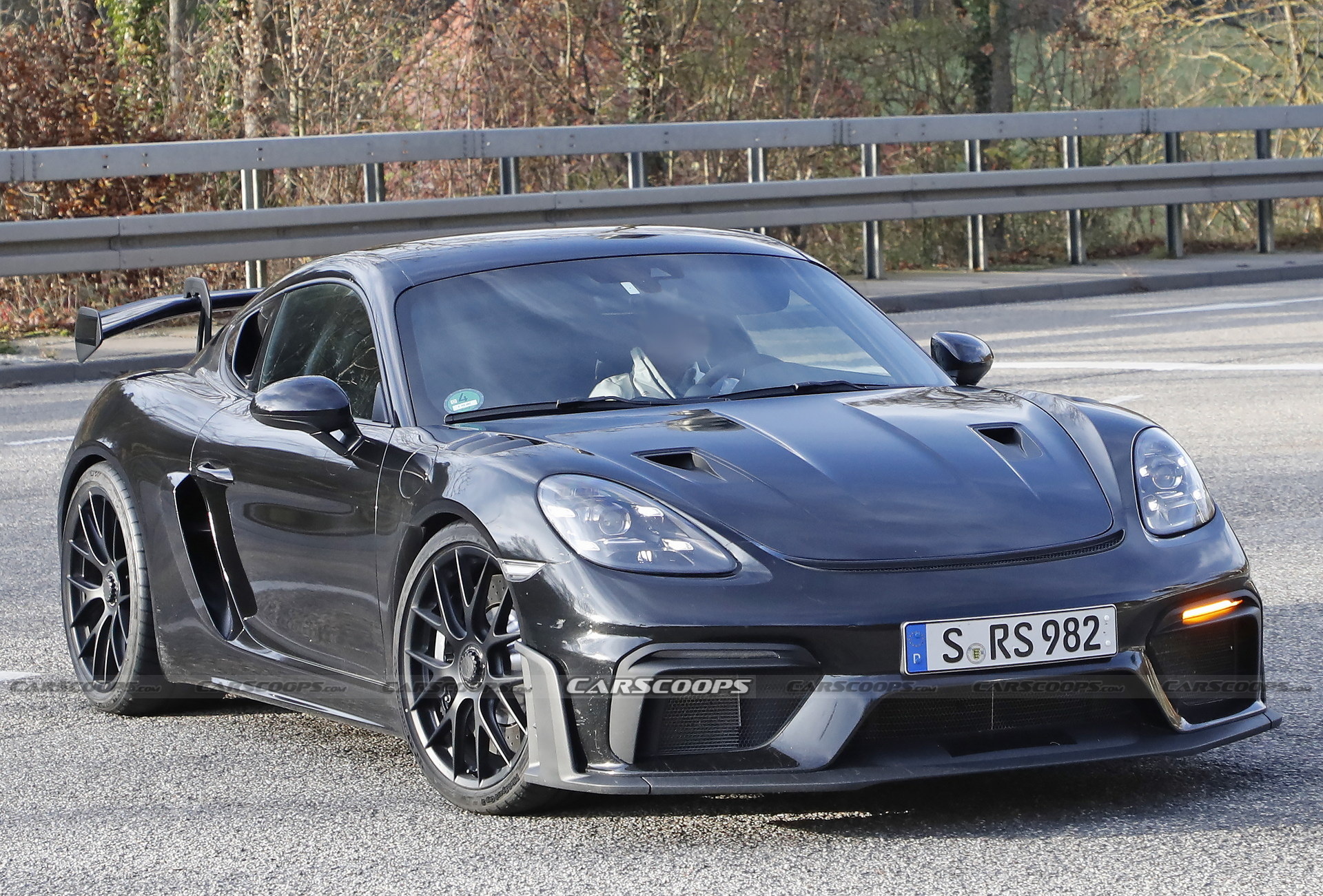 2022 Porsche 718 Cayman GT4 RS Spied Completely Undisguised Ahead Of Imminent Debut