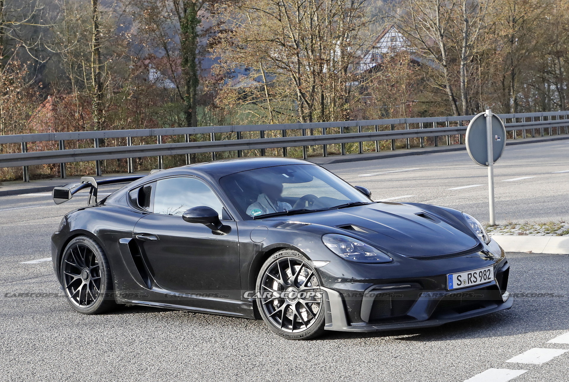 2022 Porsche 718 Cayman GT4 RS Spied Completely Undisguised Ahead Of Imminent Debut