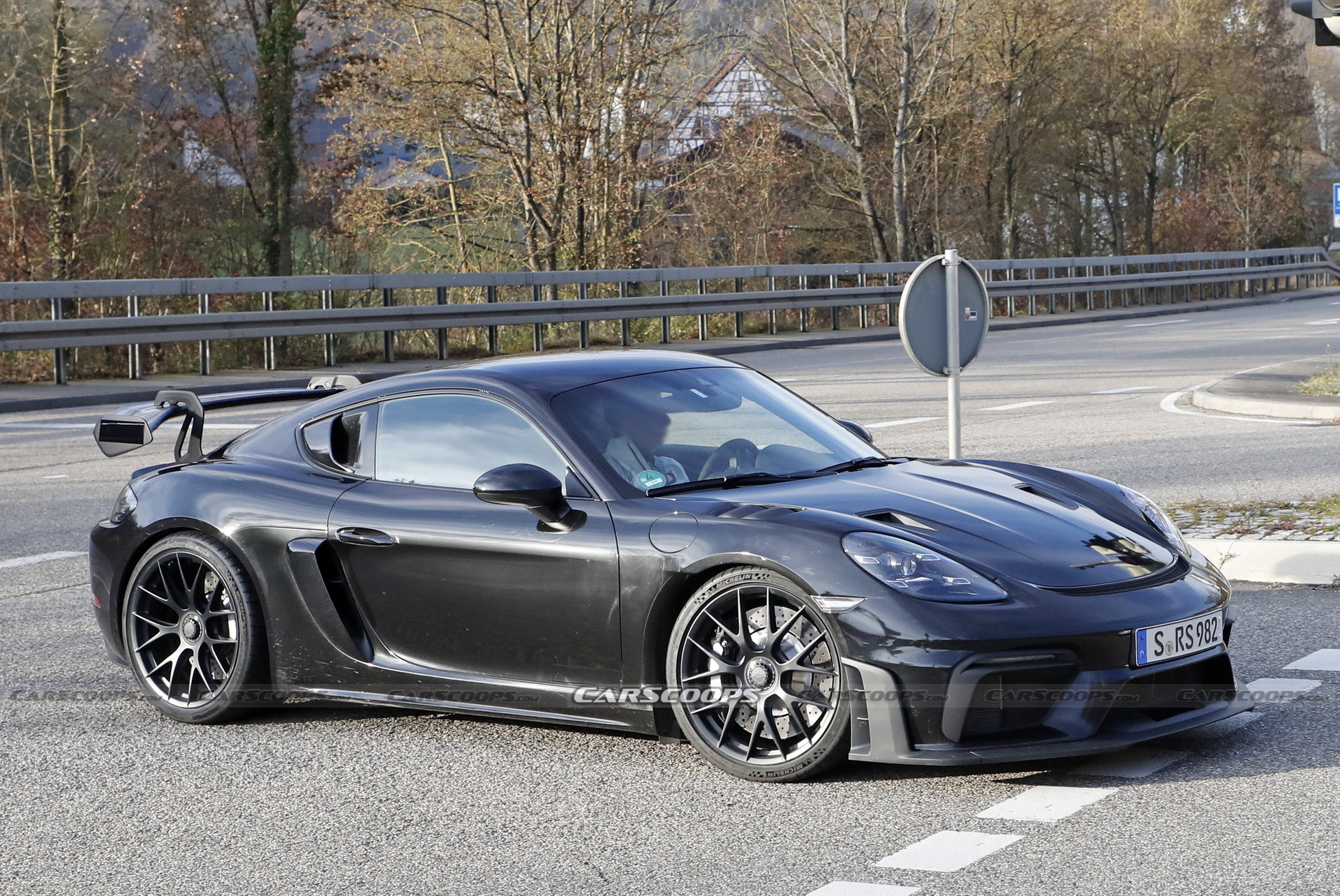2022 Porsche 718 Cayman GT4 RS Spied Completely Undisguised Ahead Of Imminent Debut