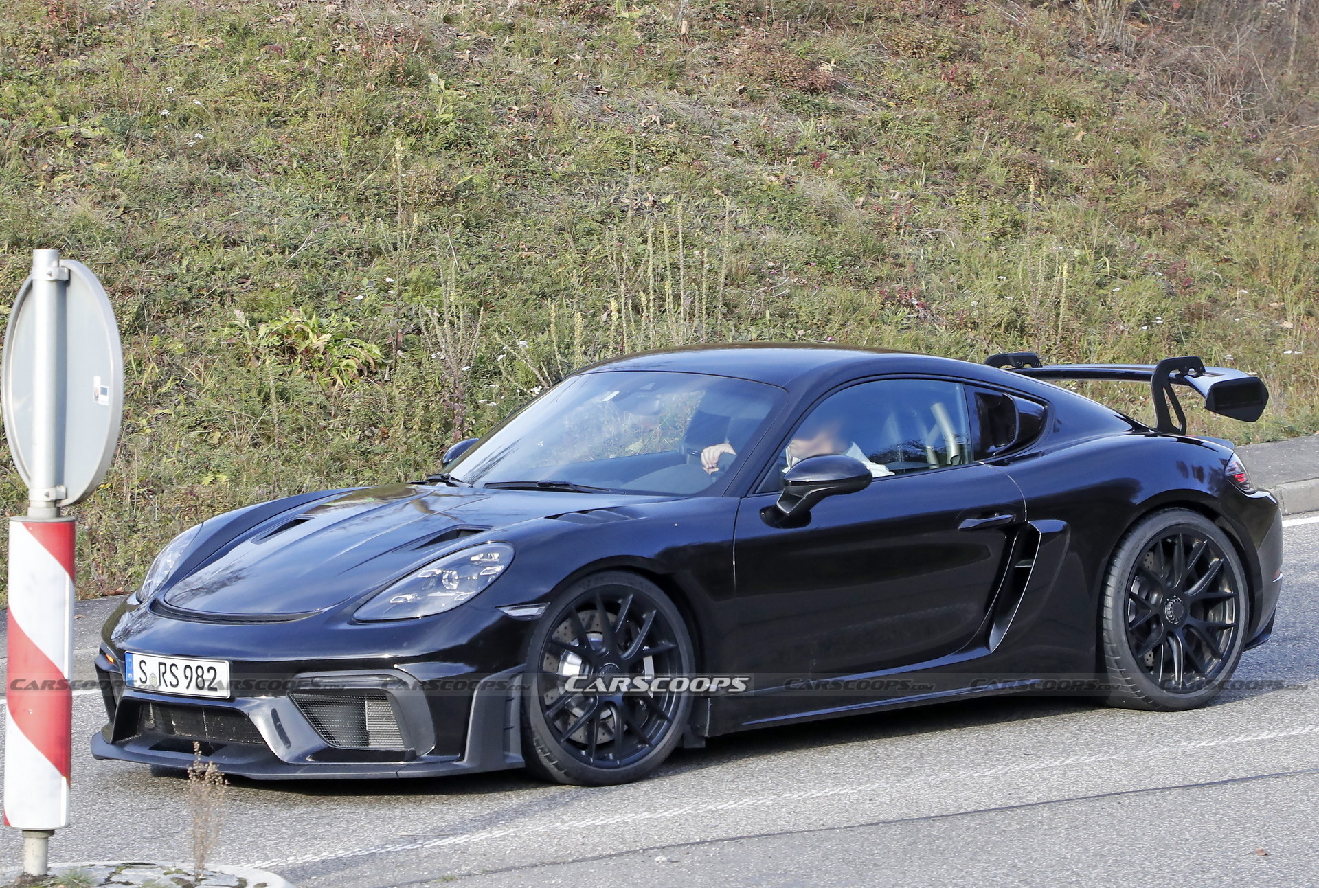 2022 Porsche 718 Cayman GT4 RS Spied Completely Undisguised Ahead Of Imminent Debut