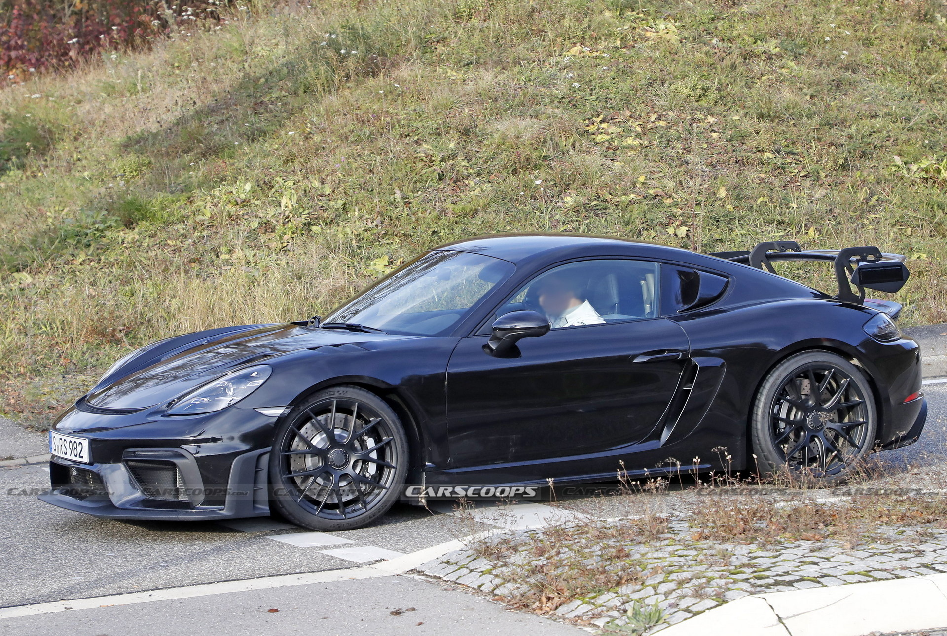 2022 Porsche 718 Cayman GT4 RS Spied Completely Undisguised Ahead Of Imminent Debut