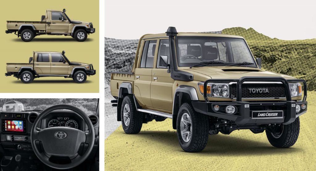  Toyota Land Cruiser 70 Series Gains 70th Anniversary Edition Pickups In South Africa