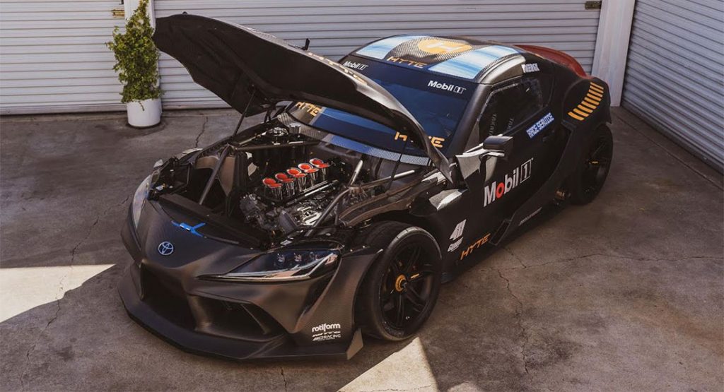 This Toyota Supra Drift Car Has An F1 Derived Judd V10 That Revs To