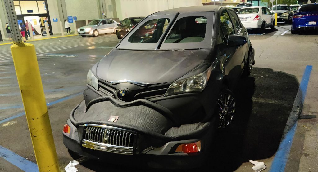  Toyota Yaris Grows A Huge Snout, Would Actually Like To Be A Bimmer