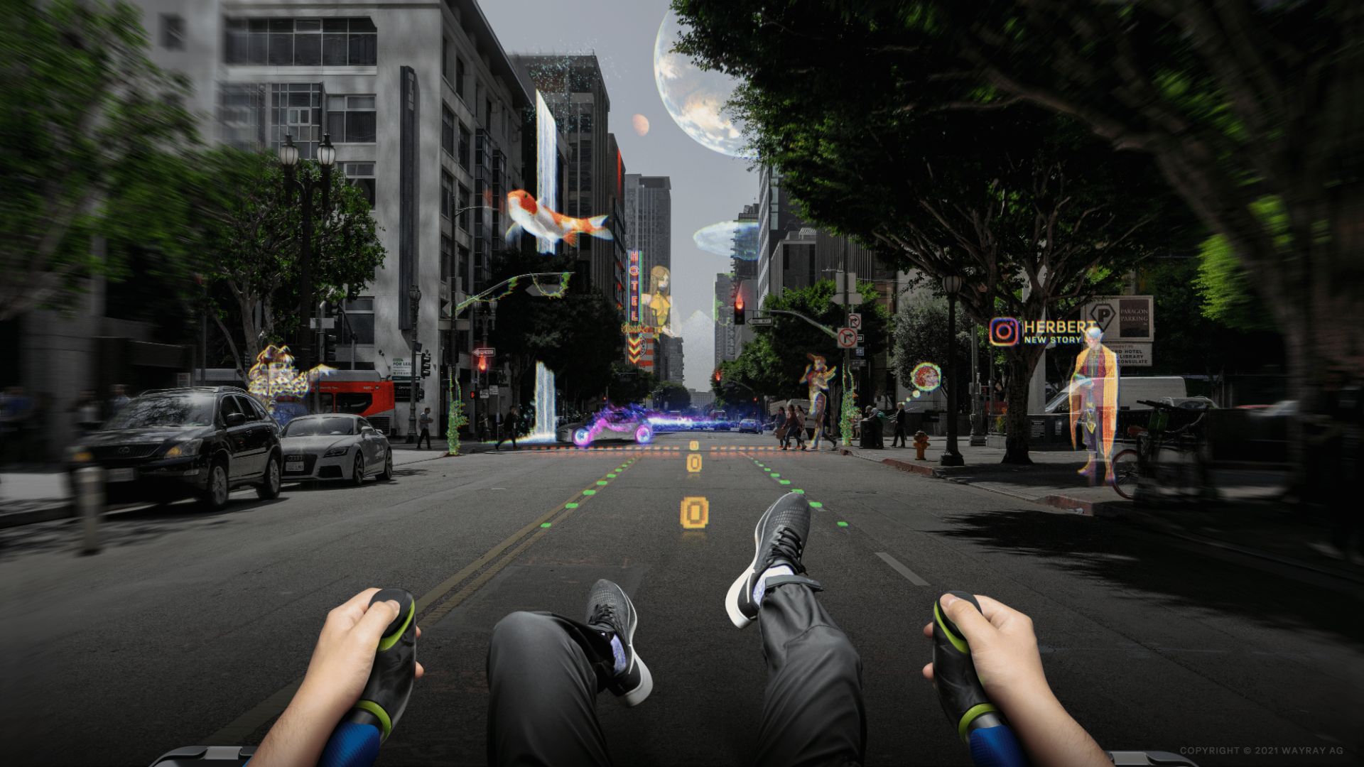 WayRay Holograktor Is A Ride-Hailing Car For The Metaverse Which Can Be Driven Remotely