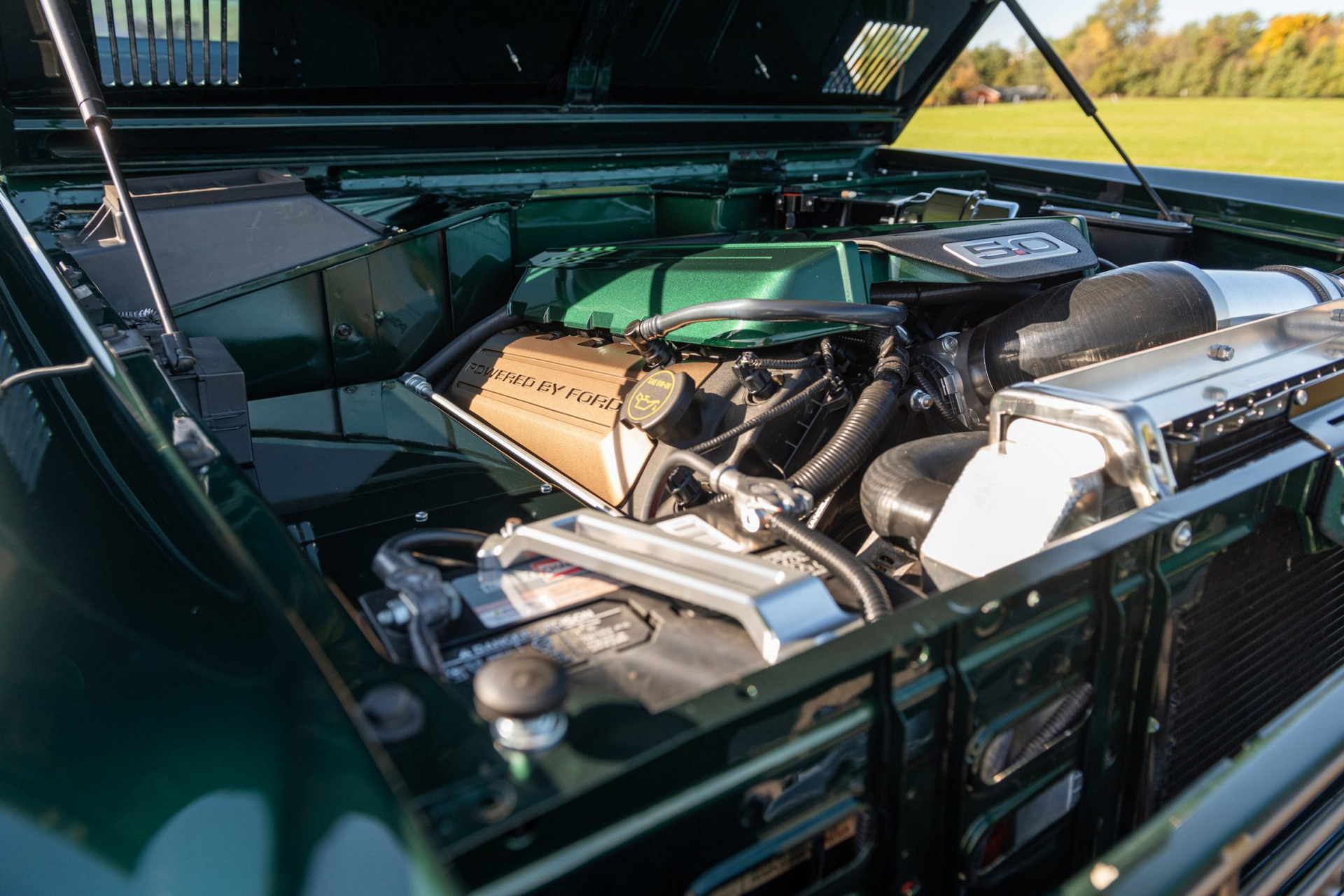 This 1973 Ford Bronco Restomod Hides The Heart Of A Mustang Under Its Hood
