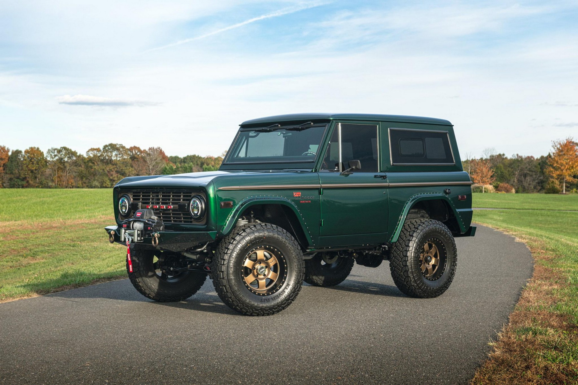 This 1973 Ford Bronco Restomod Hides The Heart Of A Mustang Under Its Hood