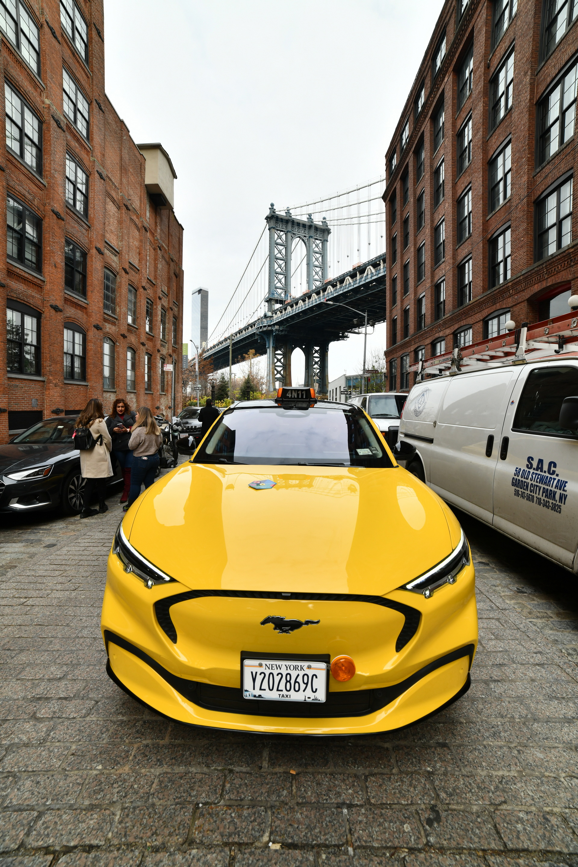 New York City Gets Its Very First Ford Mustang Mach-E Yellow Cab