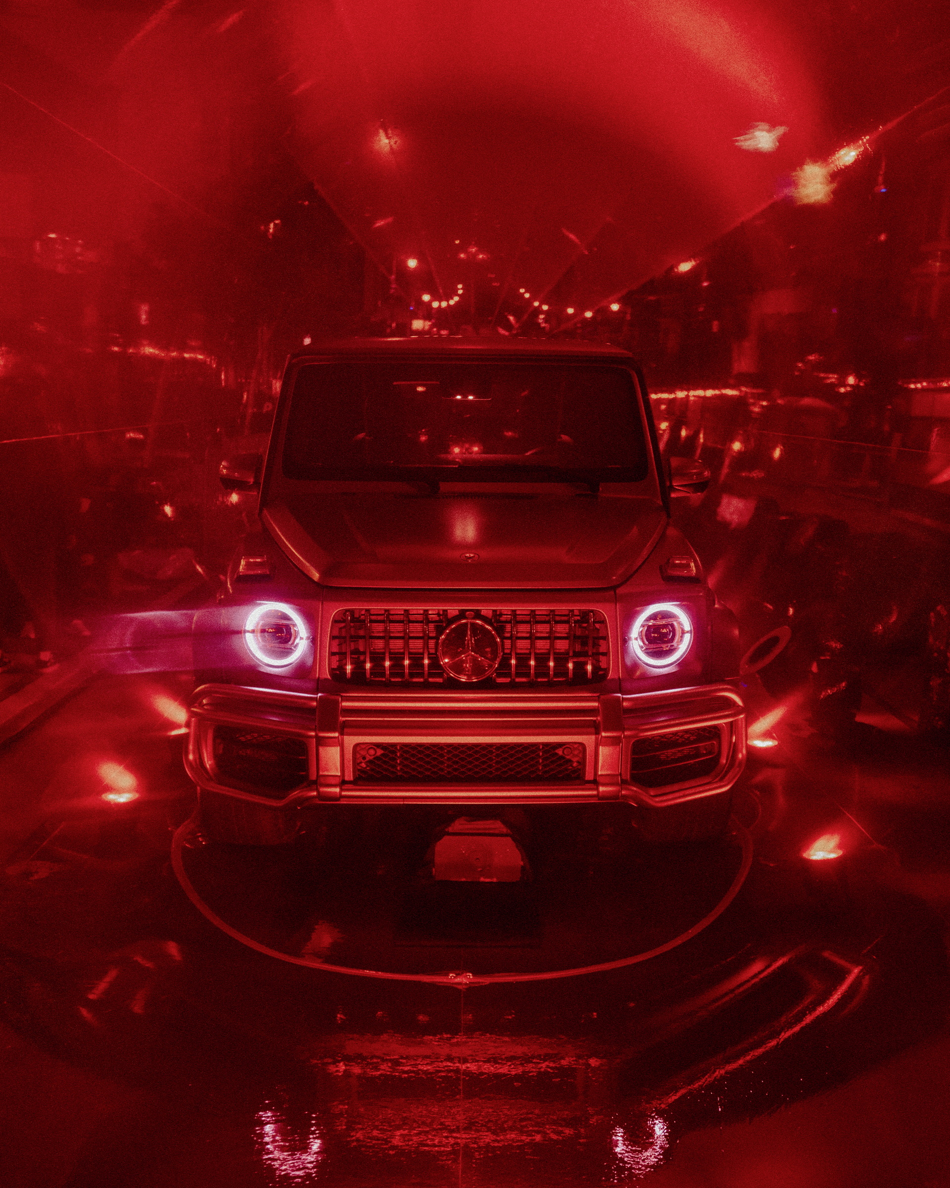 Mercedes Puts G-Class In 39-Foot Red Pill For Matrix: Resurrections Premiere