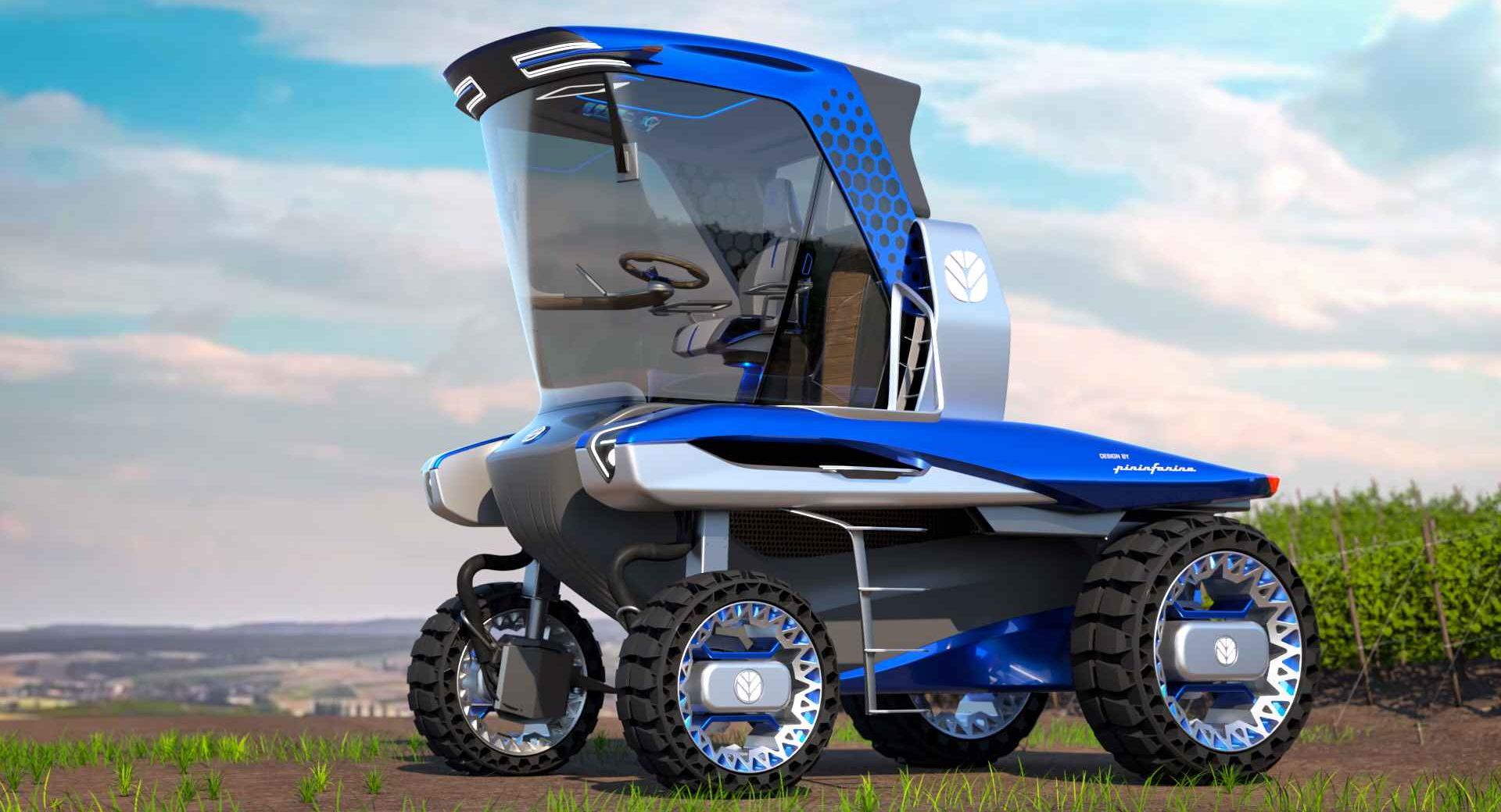 Pininfarina Partners With New Holland To Make Concept Tractor For Winemakers