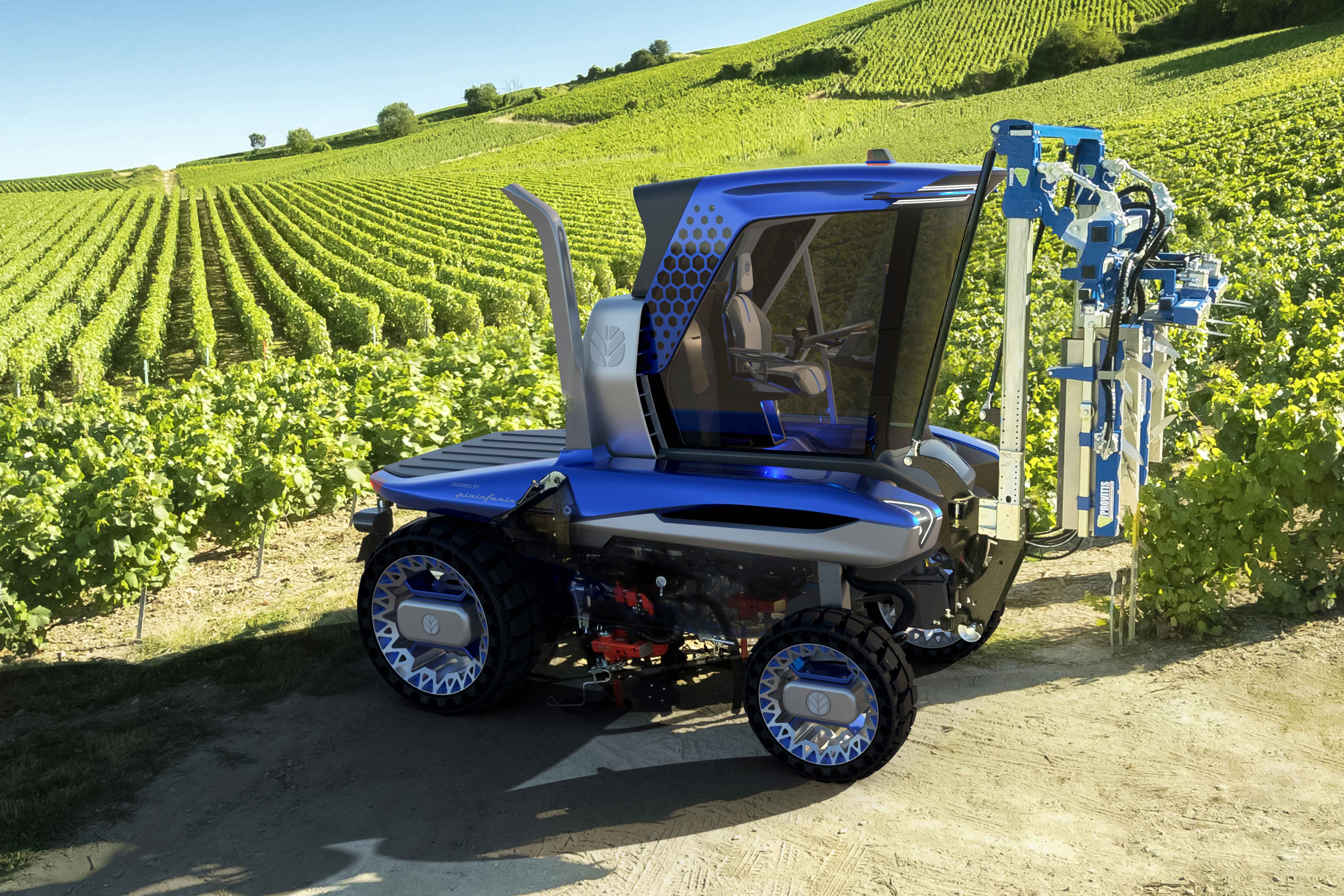 Pininfarina Partners With New Holland To Make Concept Tractor For Winemakers